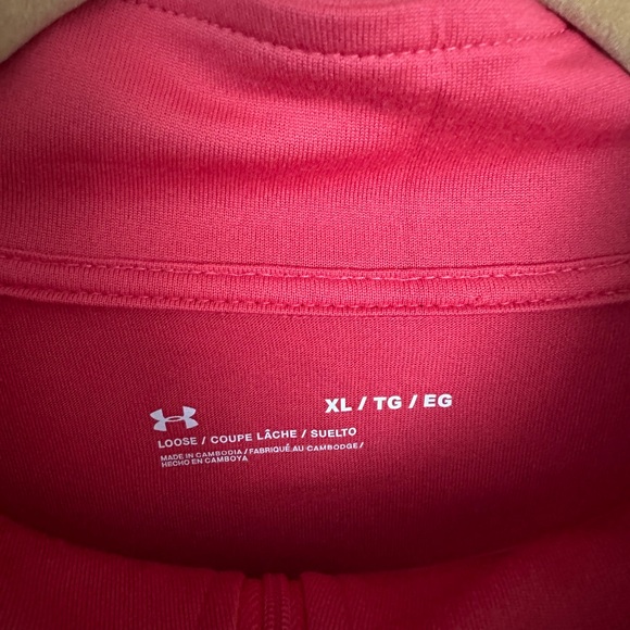 Men’s Under Armour 1/4-Zip Loose Long Sleeve Shirt - Picture 3 of 4